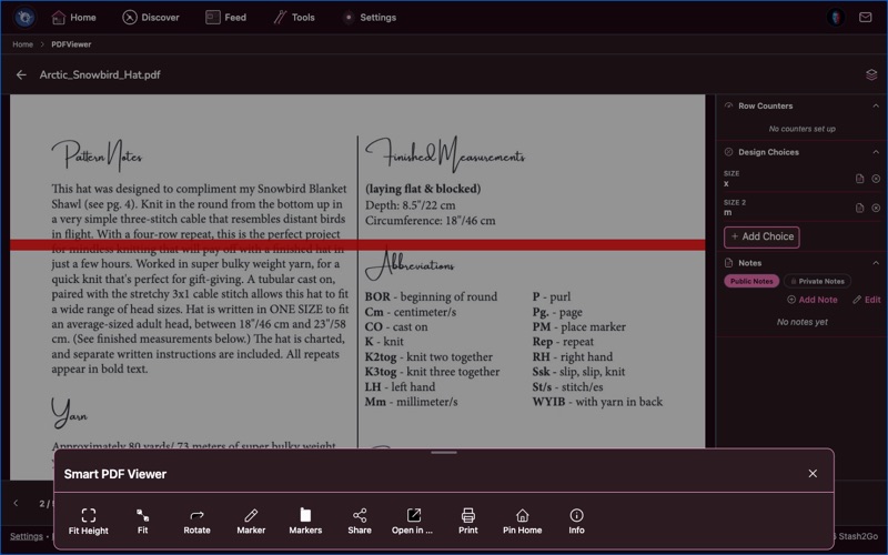 Smart Viewer toolbar showing page navigation, zoom, markers, and chart scan buttons