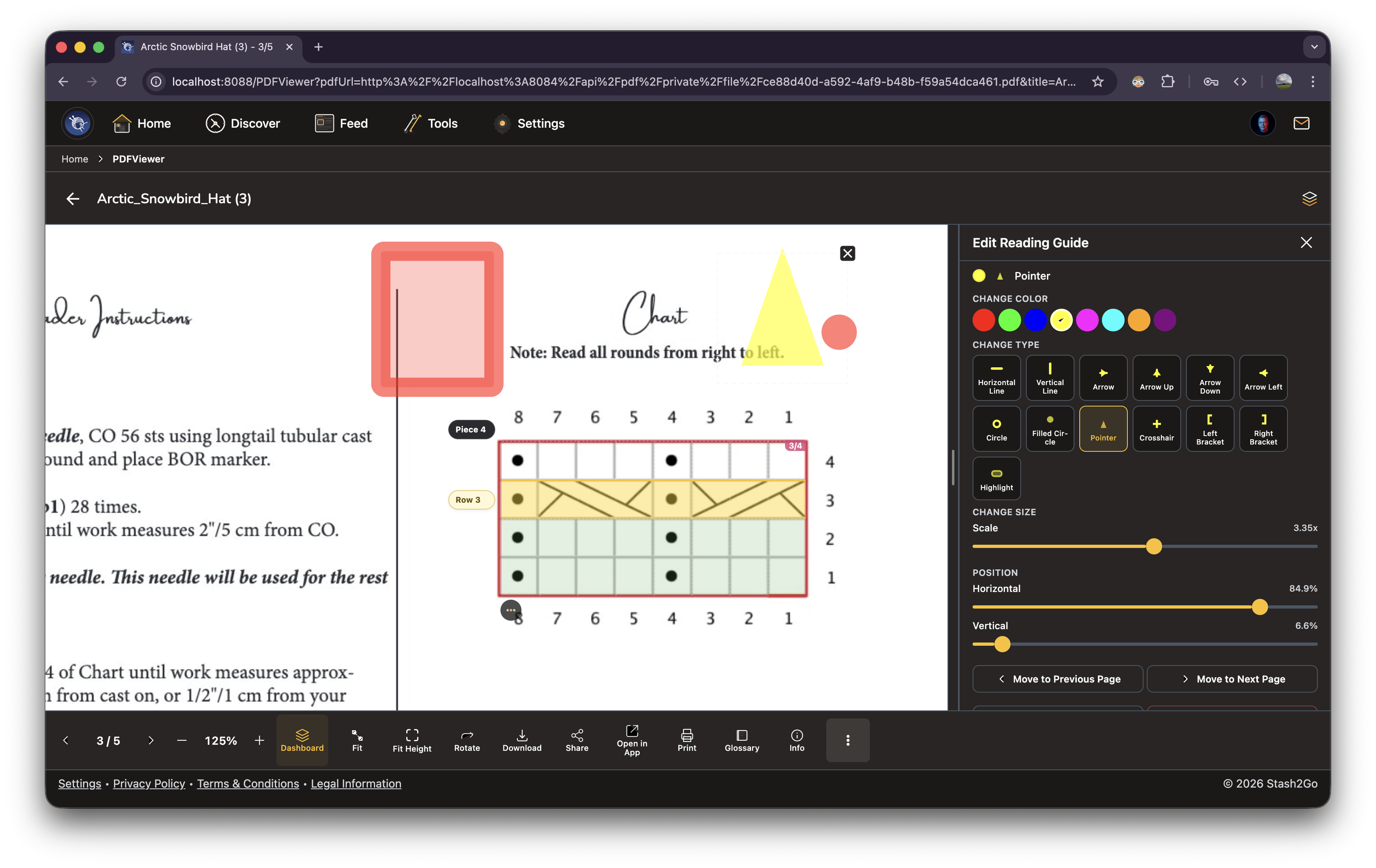 Annotate Your Pattern PDF - Stash2Go Documentation