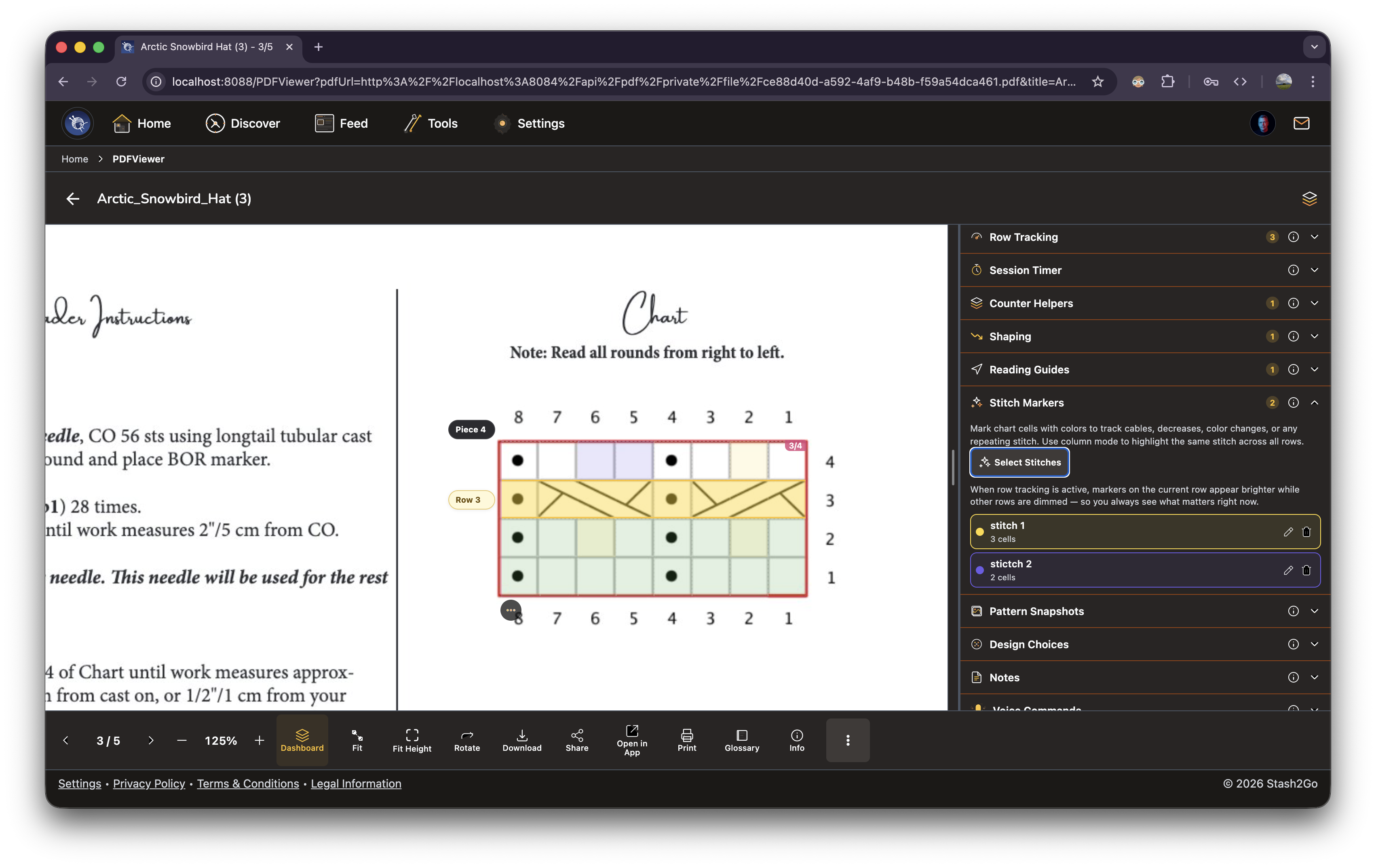 Annotate Your Pattern PDF - Stash2Go Documentation
