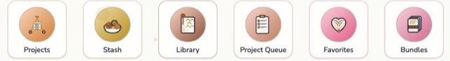 The six home tiles in the Golden Hour colour theme
