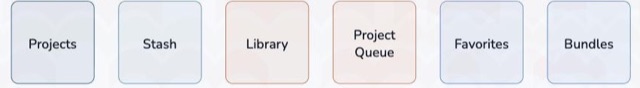 The six home tiles in the Chart Paper colour theme