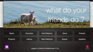 Stash2Go on Apple TV - home screen