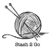 Original Stash2Go logo - hand-drawn yarn ball