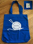 Stash2Go tote bag - Ravelry on the Go